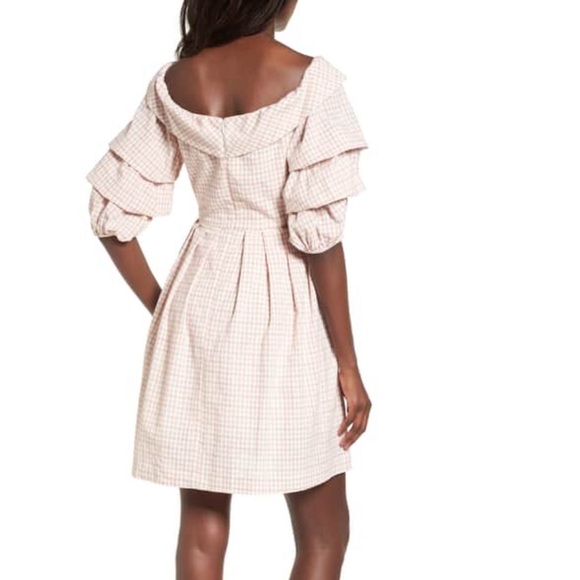 Chriselle x J.O.A. Tiered Sleeve Minidress - Picture 5 of 9